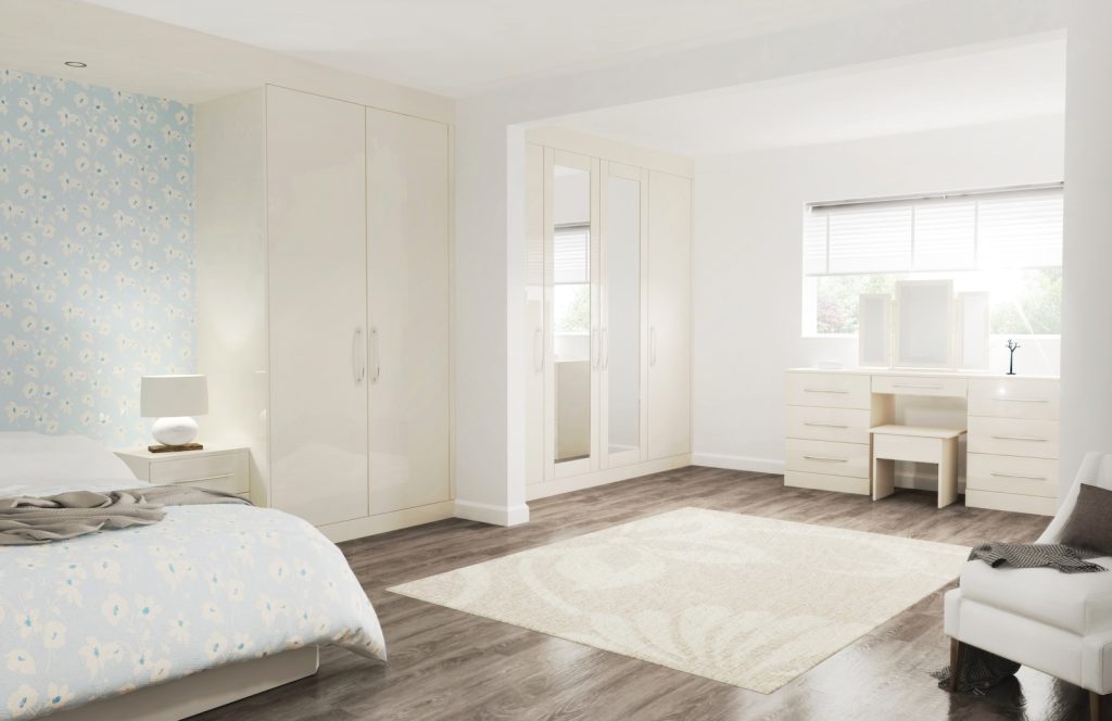 New England Kitchens Glacier bedrooms in jasmine