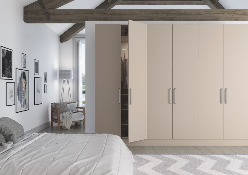 New England Kitchens Lastra bedroom in cashmere