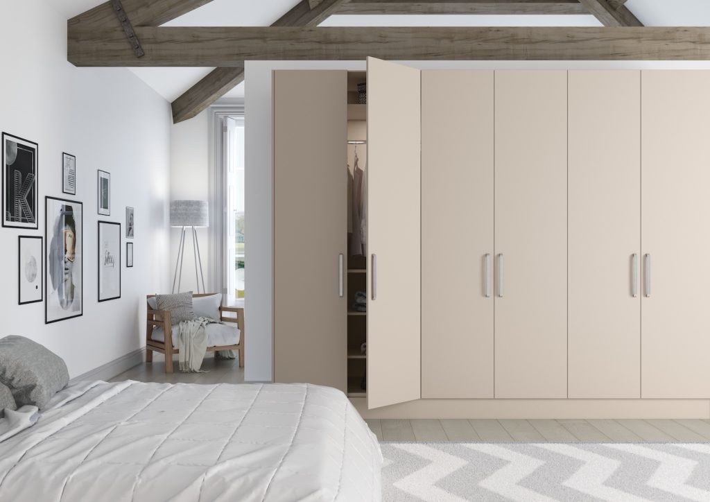 New England Kitchens Vivo kitchen in Matt Cashmere